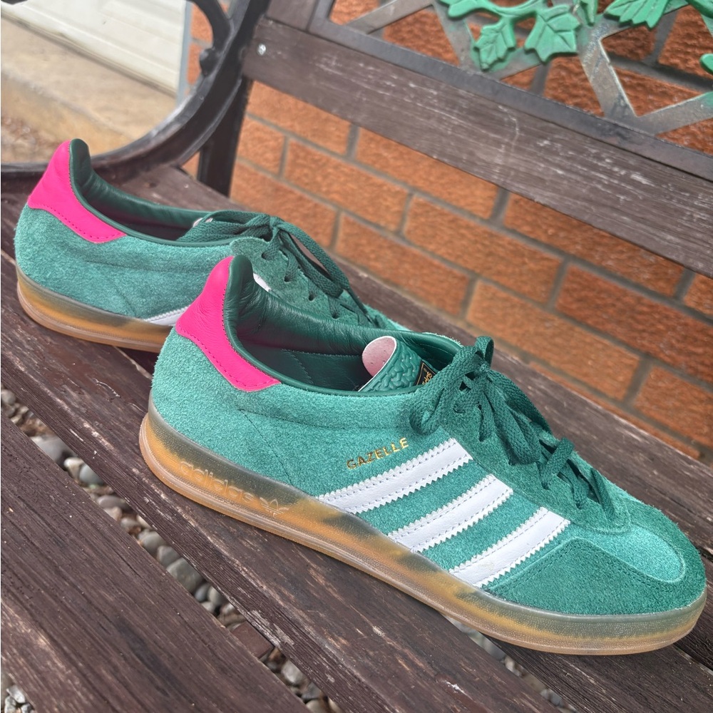 Women’s Green Adidas Gazelle